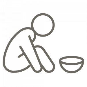 NOMA-Icon-Nahrungsmangel